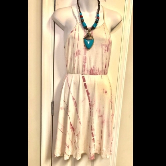 Summer Bohemian Statement Turquoise Wood Necklace - Picture 6 of 16